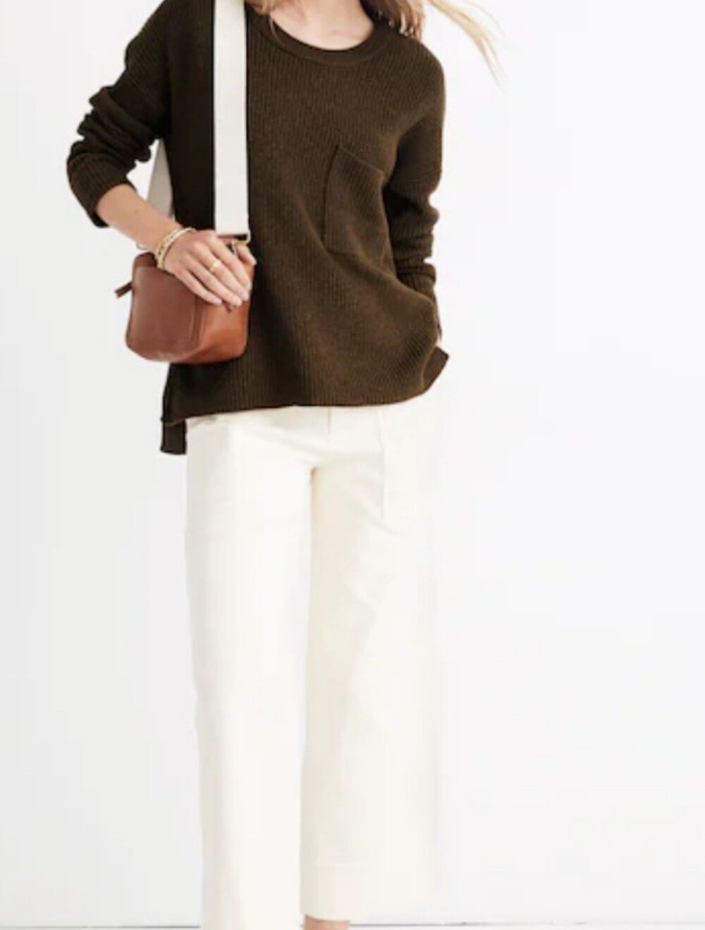 Madewell Thompson Pocket Pullover Sweater Women's Size 3XL
